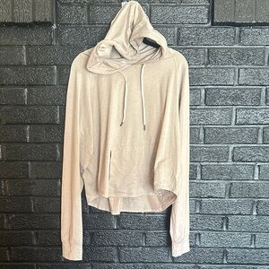 Glyder Light Tan Hoodie Sweatshirt Size XL